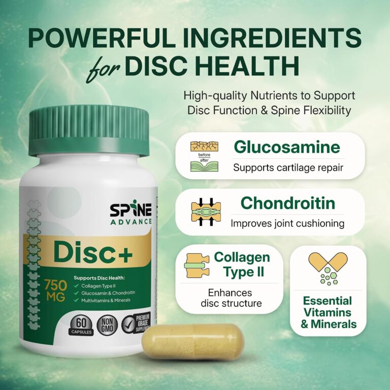 Disc+ ingredient panel showing active amounts per capsule